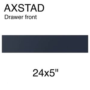 IKEA AXSTAD 24x5" Drawer front matte blue 304.679.35